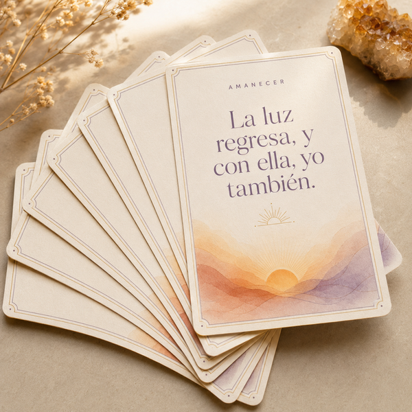 Amanecer - Cartas de afirmación