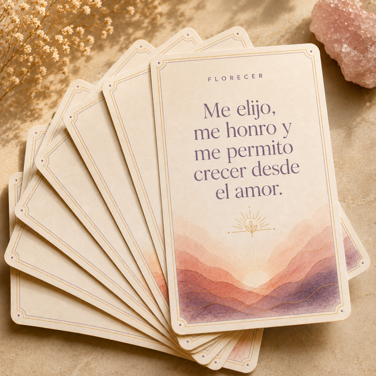 Florecer - Cartas de afirmación