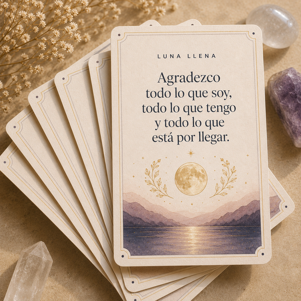 Luna Llena - Cartas de afirmación