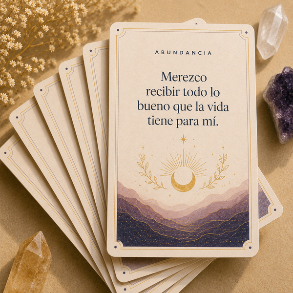 Abundancia - Cartas de afirmación