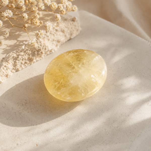 Citrino Natural Pulido — Piedra de Intención