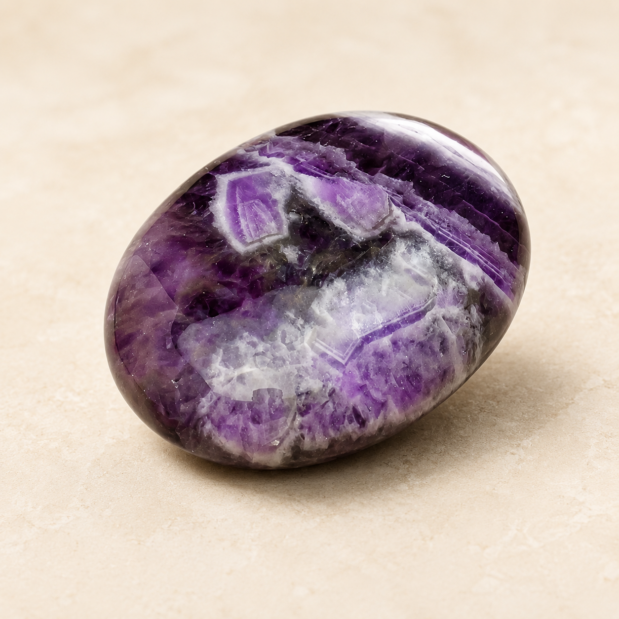 Amatista Natural Pulida — Piedra de Intención