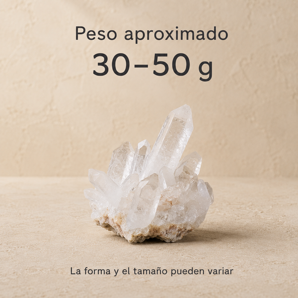 Drusa de Cuarzo Transparente Natural Claridad y Amplificación