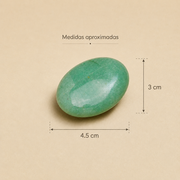 Aventurina Verde Natural Pulida — Piedra de Intención