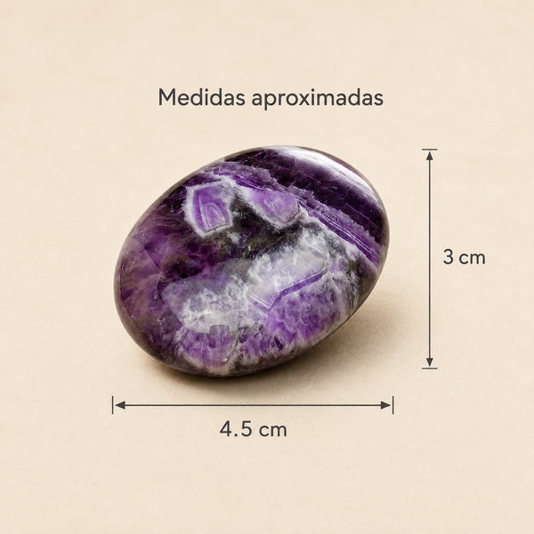 Amatista Natural Pulida — Piedra de Intención