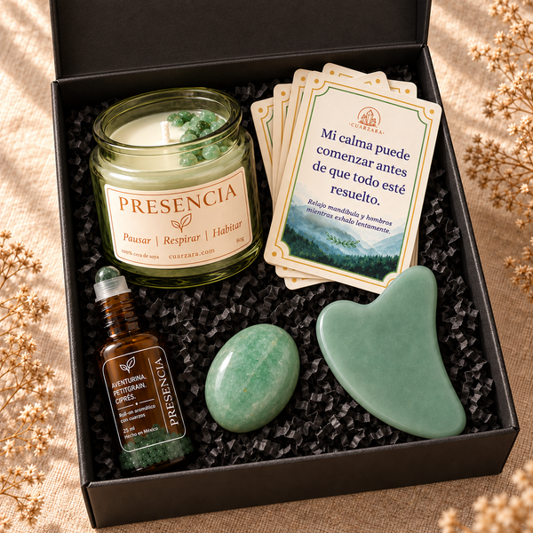 Set Ritual Presencia completo en caja de regalo premium